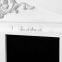 vanity table set, tri-folding necklace hooked mirror 6 organizers makeup dressing makeup desk with drawers cushioned stool