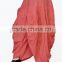 Indian Women Cotton Peach Color Dhoti Patiala Salwar Trouser Baggy Pants Ethnic Wear Casual Wear Traditional Wear Loose Fit Pant