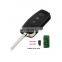 Auto parts 433MHz 4D63 4D60 3 Buttons Flip Folding Remote Control Key for Ford Focus Mondeo Fiesta Galaxy