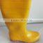 yellow PVC Boots / pvc rain boots /pvc safety rain boots with men