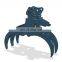 Log grapple for excavator , excavator grapple bucket for sale
