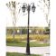 2 head european style landscape outdoor road lamp post led lights for decoration garden lights
