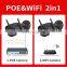 POE WIFI Wireless 5MP Security IP Camera 4X Digital Zoom CCTV HD AI Human Detection Outdoor Surveillance Bullet Cam CamHi APP
