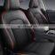 Black Deluxe Intermediate true genuine leather back of rear row not wrapped wellfit car seat cover fit for mazda cx5