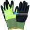 10 Gauge Liner 40% Aramid  Fiber 60% Polyester Nitrile USA standers ASTM 4  Fleece Lining For Winter Cut Resistant Work Glove