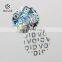 Small Size Silver Circle Authentic 3D Security Holographic Sticker