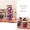 amazon top seller bamboo storage bottles clear glass spice food jars home storage & organization kitchen tabletop container