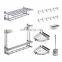 Wholesale bathroom accessories stainless steel bath hardware Sets bathroom sets cheap bathroom shelves