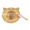 Bamboo baby suction plate unique design for babies