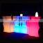 Restaurant Bar Counter Waterproof Mobile Outdoor Counter LED Cocktail Table Portable Bar Counter Mobile Bar