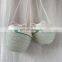 Hot Sale Handmade rope hanging baskets unbleached cotton rope & organic cotton thread Vietnam Supplier