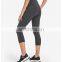 Ready To Ship Crotchless Yoga Pants High Waist Capri Leggings With Hidden Pocket Women Workout Fitness Gym Wear Yoga Outfit