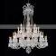 Living room european k9 crystal lamp hotel lobby candle decoration chandelier