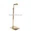 polished gold hanging bag display stand, Display Stand for Handbag, handbag rack display