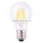 High quality 360 degree LED bulb lights A60 indoor lighting B22 E26 E27 6W led filament bulb