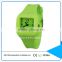 Customized silicone rubber wristband watch
