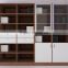 New fashion wooden glass display cabinet office filing cabinet wood bookcase (SZ-FCB343)