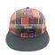5 panel embossed flat brim trucker cap