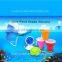 Food Grade Drinking Heat Resistance Silicone Folding Cup with Lid