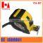 rubber covered assist shape tape measure keychain