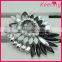 Guangzhou big jelly and black stone brooch for dress WBR-1559