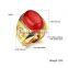 Latest Gold Finger Ring Designs Chinese Traditional Ring With Black Stone
