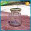 Honey glass jar with metal lids hot sale honey jars storage honey