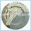 Dia 25cm modern wedding colored murano glass plates for decor