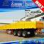 Good quality Tri axles flat deck drop side truck trailer type new semi trailer price