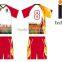 custom newest design hot sale men red team soccer jersey
