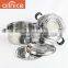 Multi-layer stainless steel steamer cooking pot with steel lid bakelite handles