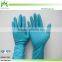 Blue nitrile glove surgical
