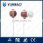 colorful funny high quality football earphone