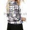 Long sleeve wrap front sexy women blouse 2016