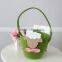 felt Easter basket for egg hunting handmade felt bag