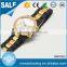 Popular ladies rose gold alloy case diamond circle fashion watch new