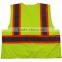 ANSI yellow orange reflective warning clothes coat for kids adults