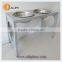 Deluxe Brand Metal Plate Dog Feeder Double Bowl for Pet