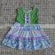 Fashion Little Girl Summer Polka Dot Chevron Cotton Girls Halloween Dress