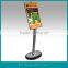 Advertising good quality promotional Aluminum poster stand