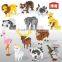 HIQ lion animal zoo series plastic diy puzzle toys for kids