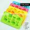 100% food grade wholesale Fish Bone style flexible ice cube tray