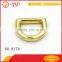 Fashion metal D ring with engraved logo
