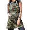 Custom Cotton Camouflage Full Garden BBQ Grill Mabnifier Apron Penis