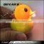 Hot sale plush smart yellow and blue duck shaped keychain with lighter