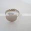 Marriage ring | silver diary ring with badge for decoration
