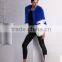 Blue and white wholesale price fox fur coat for women winter
