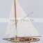 ENDEAVOUR YACHT SAIL BOATS MODEL - MODEL SHIP HANDMADE, UNIQUE DECORATION