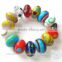 various styles lampwork glass beads for bracelets