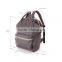 waxed cotton canvas rucksack foldable of canvas and leather
